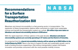 Recommendations for FAST Act Reauthorization bill